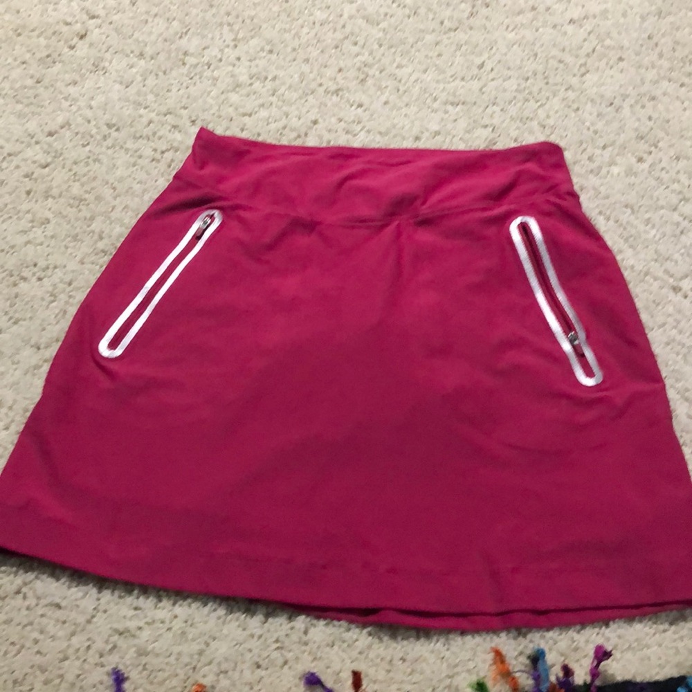 Dark Pink Golf Skort